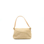 Fendi Mini Mamma Baguette Canvas Beige GHW