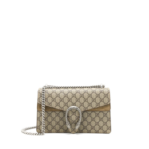 Gucci Dionysus Shoulder Bag GG Supreme Canvas SHW