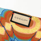 Gucci 100th Anniversary Limited Edition 17/2 x 180 Scarf GG Logo Silk Multicolor