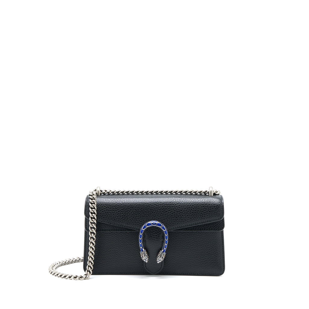 Gucci Small Dionysus Shoulder Bag Black SHW