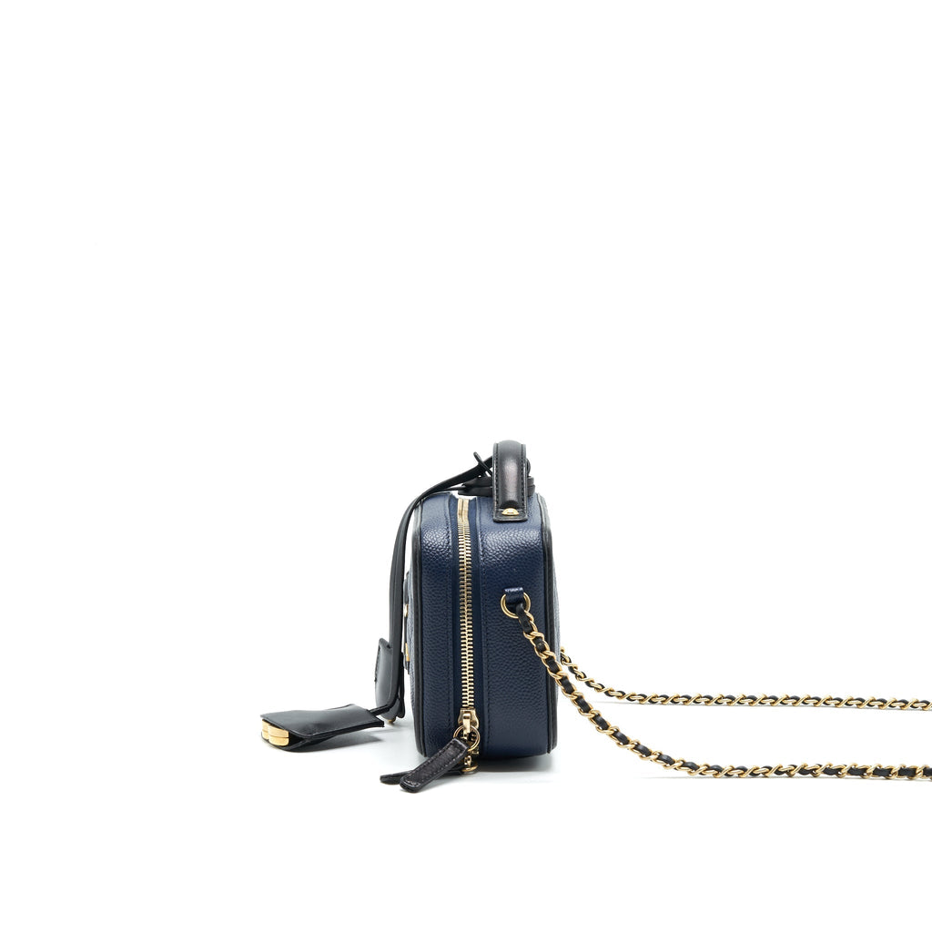 CHANEL VANITY CASE IN SMALL NAVY