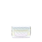 Chanel 21k Wallet On Chain Lambskin Iridescent Multicolour Hardware