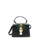 Gucci Mini Sylvie 20cm Black