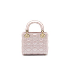 DIOR MINI LADY WITH CHAIN LOTUS PEARL GHW