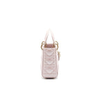 DIOR MINI LADY WITH CHAIN LOTUS PEARL GHW