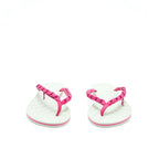 Chanel Size 38.5 Slipper Mint Green/ Pink