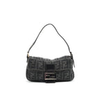 FENDI BAGUETTE IN SOFT TWEED GREY