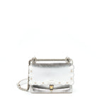 Fendi Kan I Bag Metallic Sliver/Multicolor With Gold And Silver Hardware