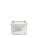 Fendi Kan I Bag Metallic Sliver/Multicolor With Gold And Silver Hardware