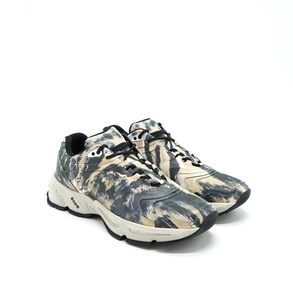 Dior Size 42 Men's Sneakers Grey Multicolour Limited