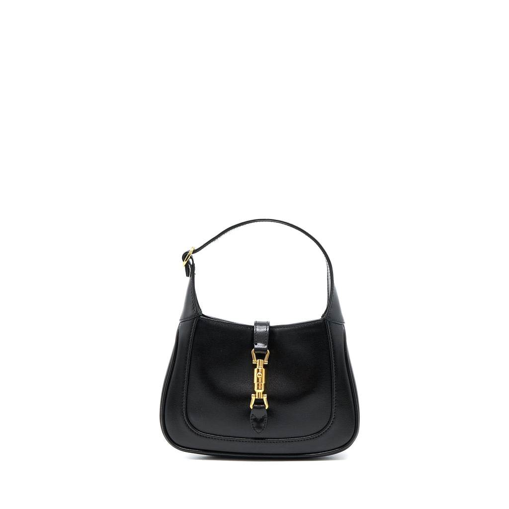 Gucci Jackie 1961 Mini Bag Calfskin Black GHW