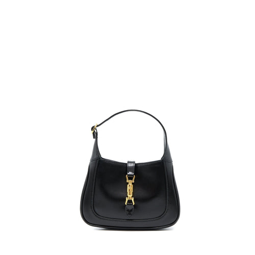 Gucci Jackie 1961 Mini Bag Calfskin Black GHW