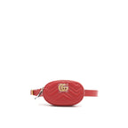 Gucci size85 GG Marmont Leather Belt Bag Red