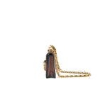 DIOR J'A DIOR MINI WALLET ON CHAIN PINK BEIGE GHW