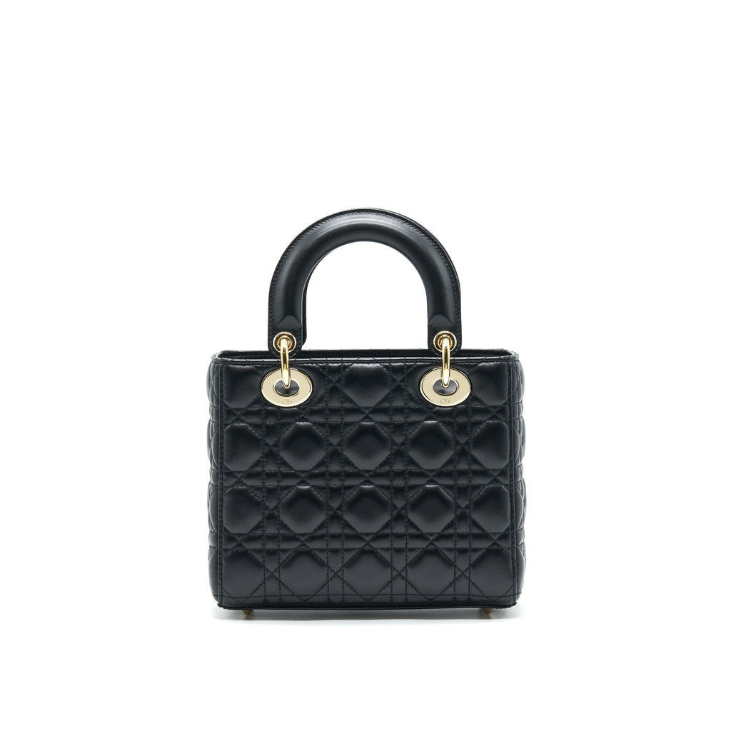 DIOR SMALL LADY DIOR BAG BLACK GHW