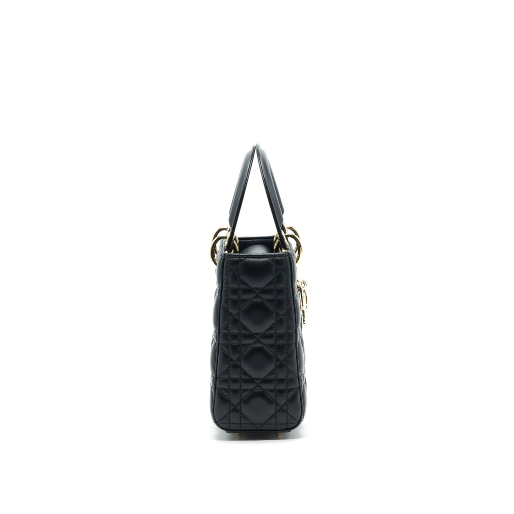 DIOR SMALL LADY DIOR BAG BLACK GHW