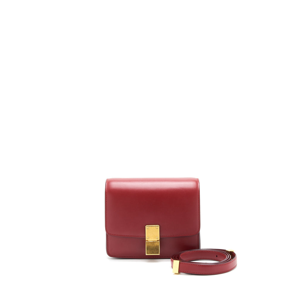 Celine small Classic Box Bag Red with