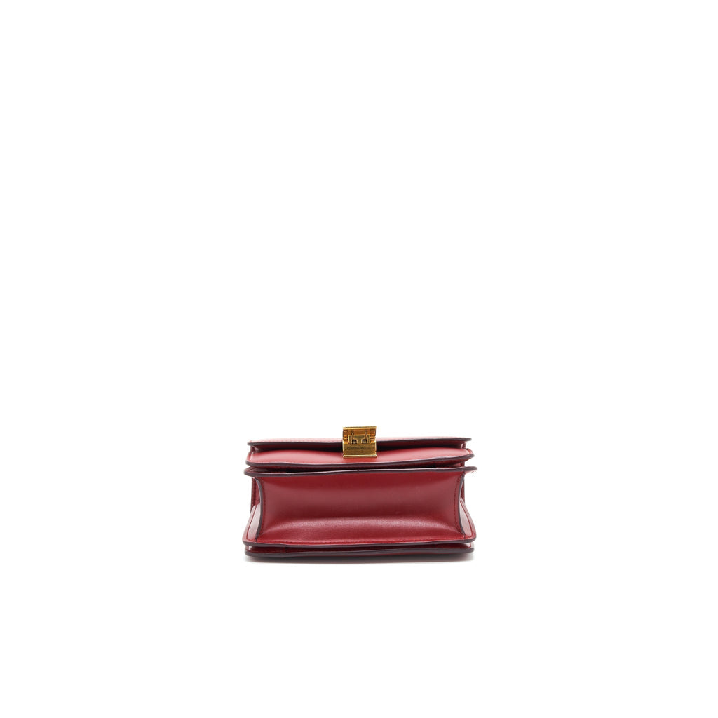Celine small Classic Box Bag Red with