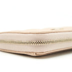 Chanel 22C Zippy Card Holder Caviar Light Beige LGHW