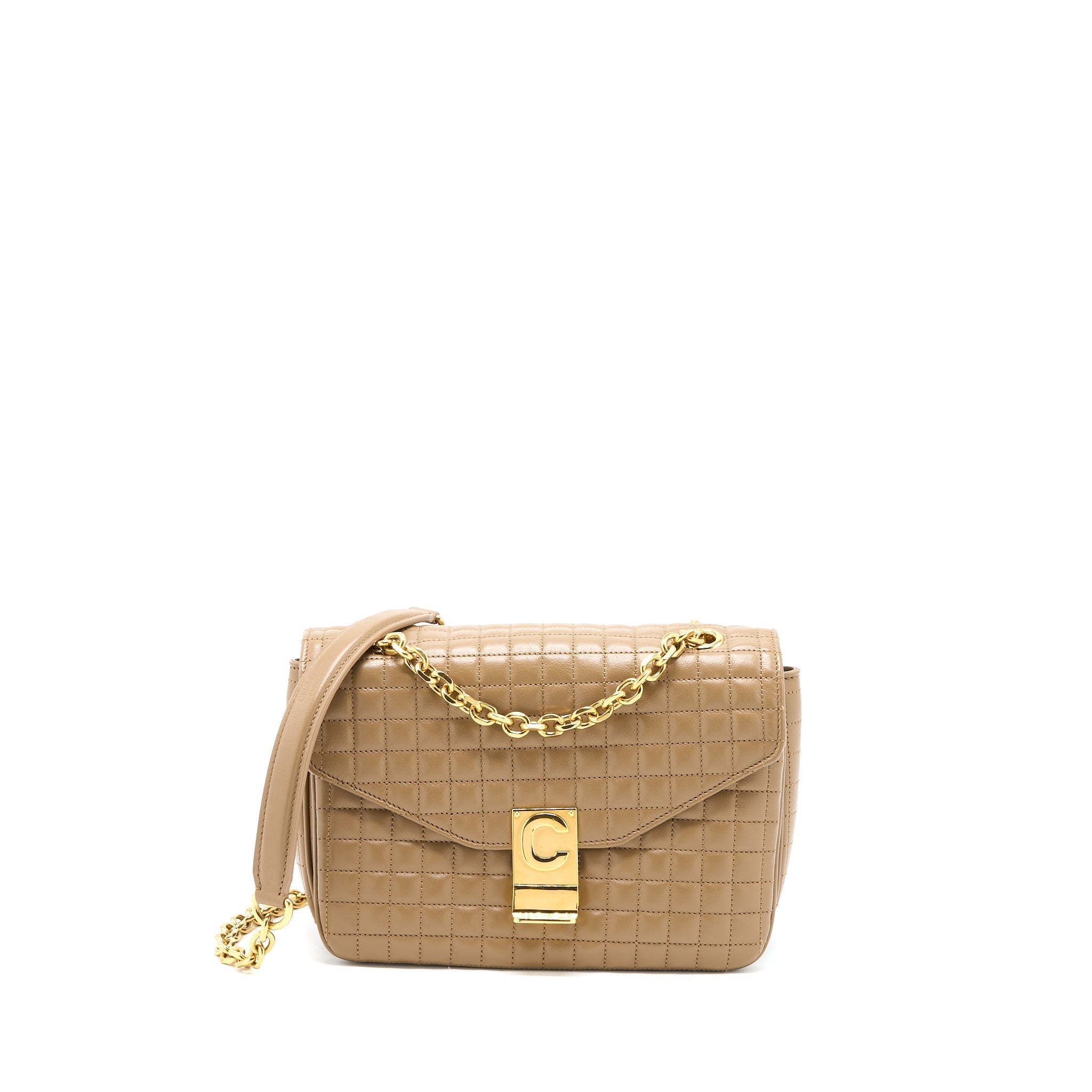 Celine C Bag Calfskin Light Camel