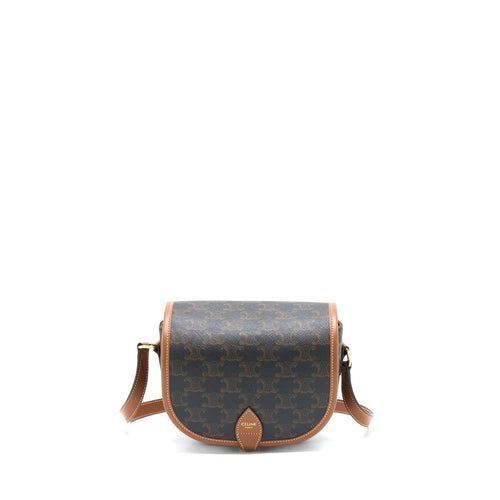 Celine Folco Medium Triomphe Canvas Bag
