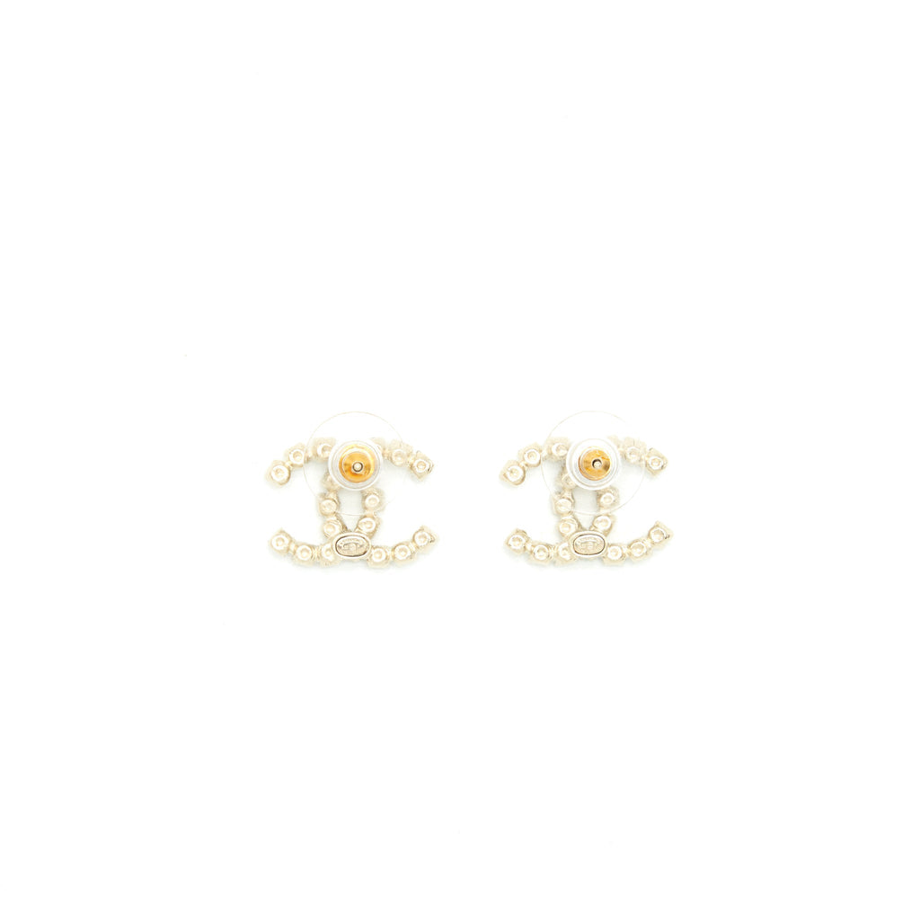 Chanel CC logo Crystal Earring LGHW