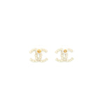 Chanel CC logo Crystal Earring LGHW