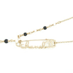 Chanel 22P Pin With Letter Choker/ Necklace