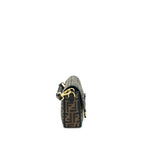 Fendi Baguette Shoulder Bag Canvas GHW