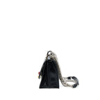 Fendi Kan I Calfskin Black SHW With An Extra Bag Charm