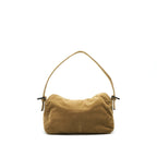 Fendi Vintage Nylon Baguette Bag Light Brown SHW