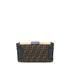 Fendi Regular Baguette Bag FF Jacquard Canvas Multicolour SHW