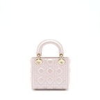 Dior Mini Lady Dior Lambskin Pink GHW
