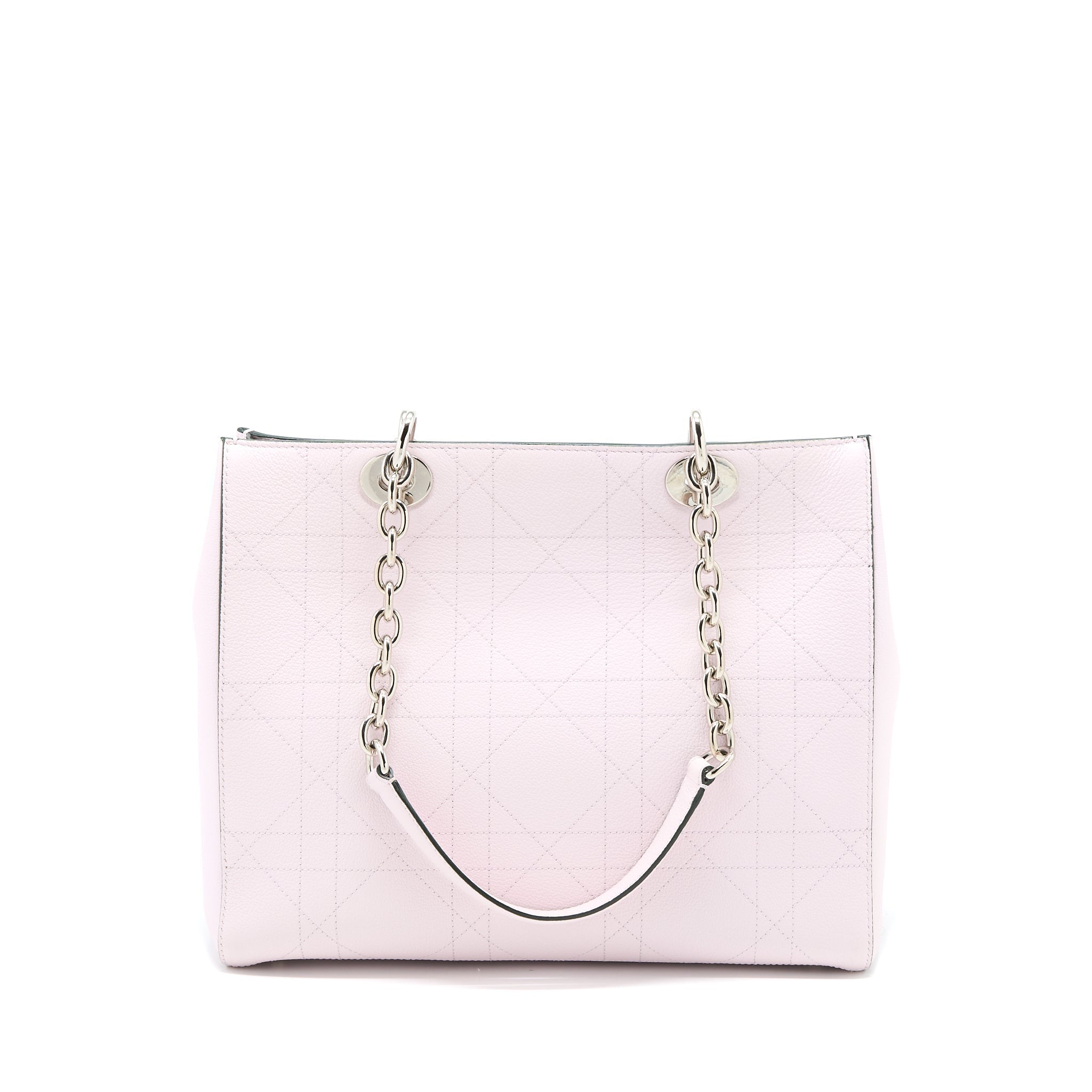 Dior Tote Bag Calfskin Light Pink SHW