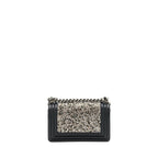 Chanel Small Boy With Crystals Lambskin Black Ruthenium Hardware