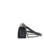 Chanel Small Boy With Crystals Lambskin Black Ruthenium Hardware