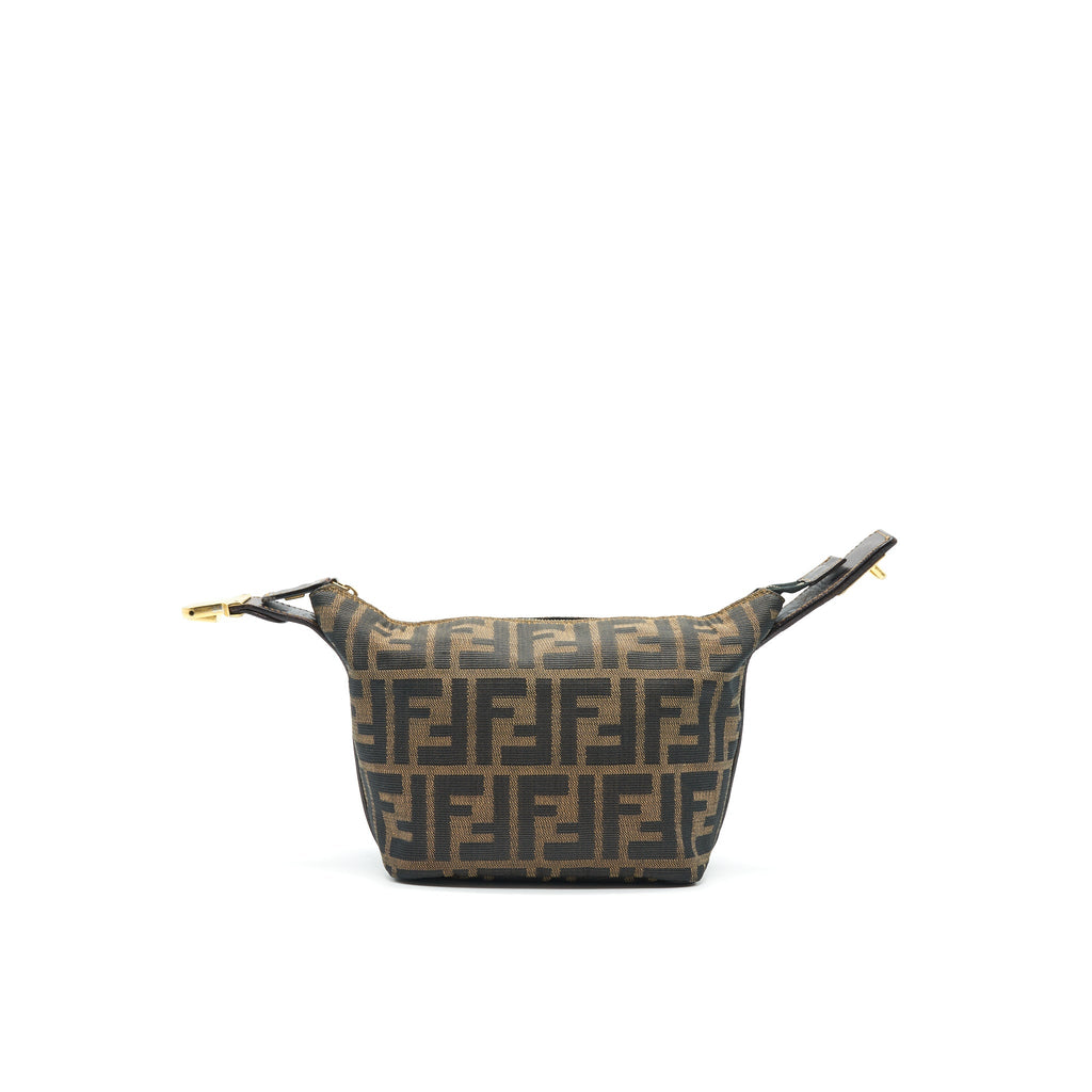 Fendi Vintage FF Zucca Canvas Mini Cosmetic Bag