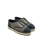 Chanel Size 36 Lace Up Shoes Fabric