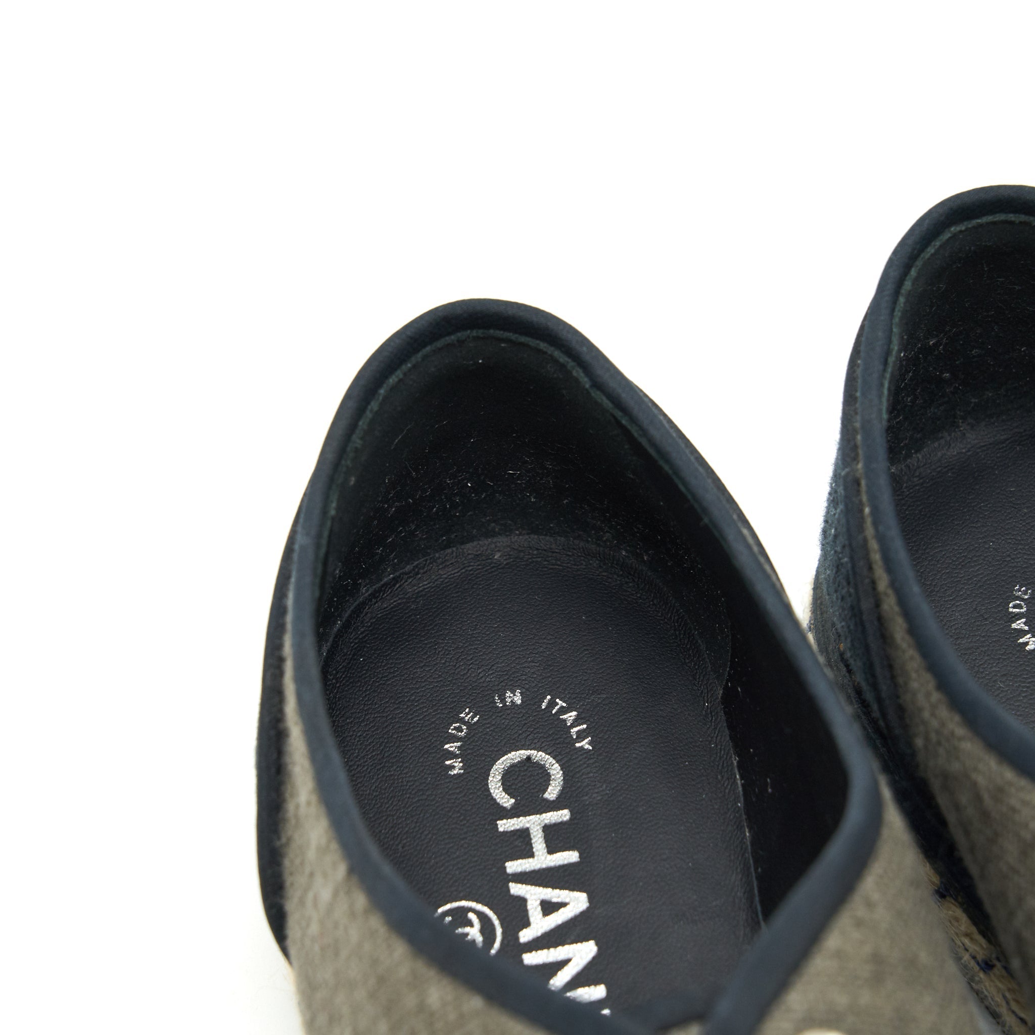 Chanel Size 36 Lace Up Shoes Fabric