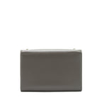 Saint Laurent(YSL) Large Monogramme Kate Chain Bag Grained Calfskin Grey SHW