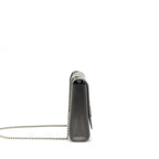 Saint Laurent(YSL) Large Monogramme Kate Chain Bag Grained Calfskin Grey SHW