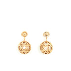 Dior Tribales Earring Pink Gold Tone