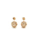 Dior Tribales Earring Pink Gold Tone