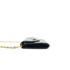 Celine Calfskin C Wallet on Chain Bag Black