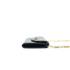 Celine Calfskin C Wallet on Chain Bag Black