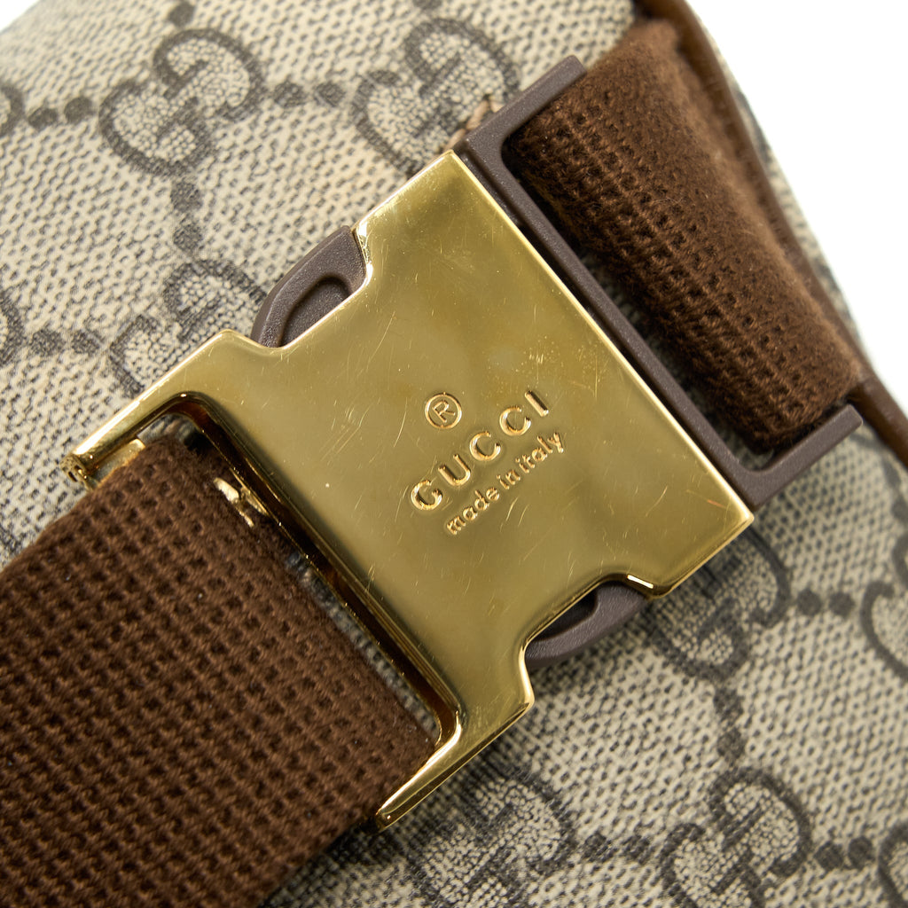 Gucci Belt Bag Interlocking G GG Supreme Canvas GHW