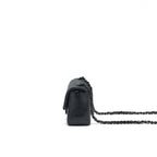 Chanel Mini Rectangular Lambskin black so black