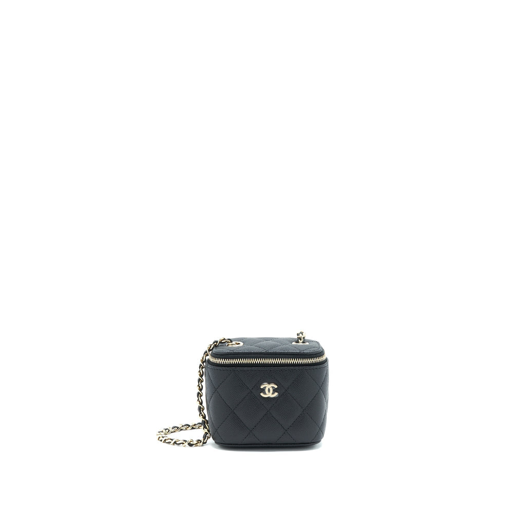 Chanel Mini Vanify Chain Caviar Black LGHW