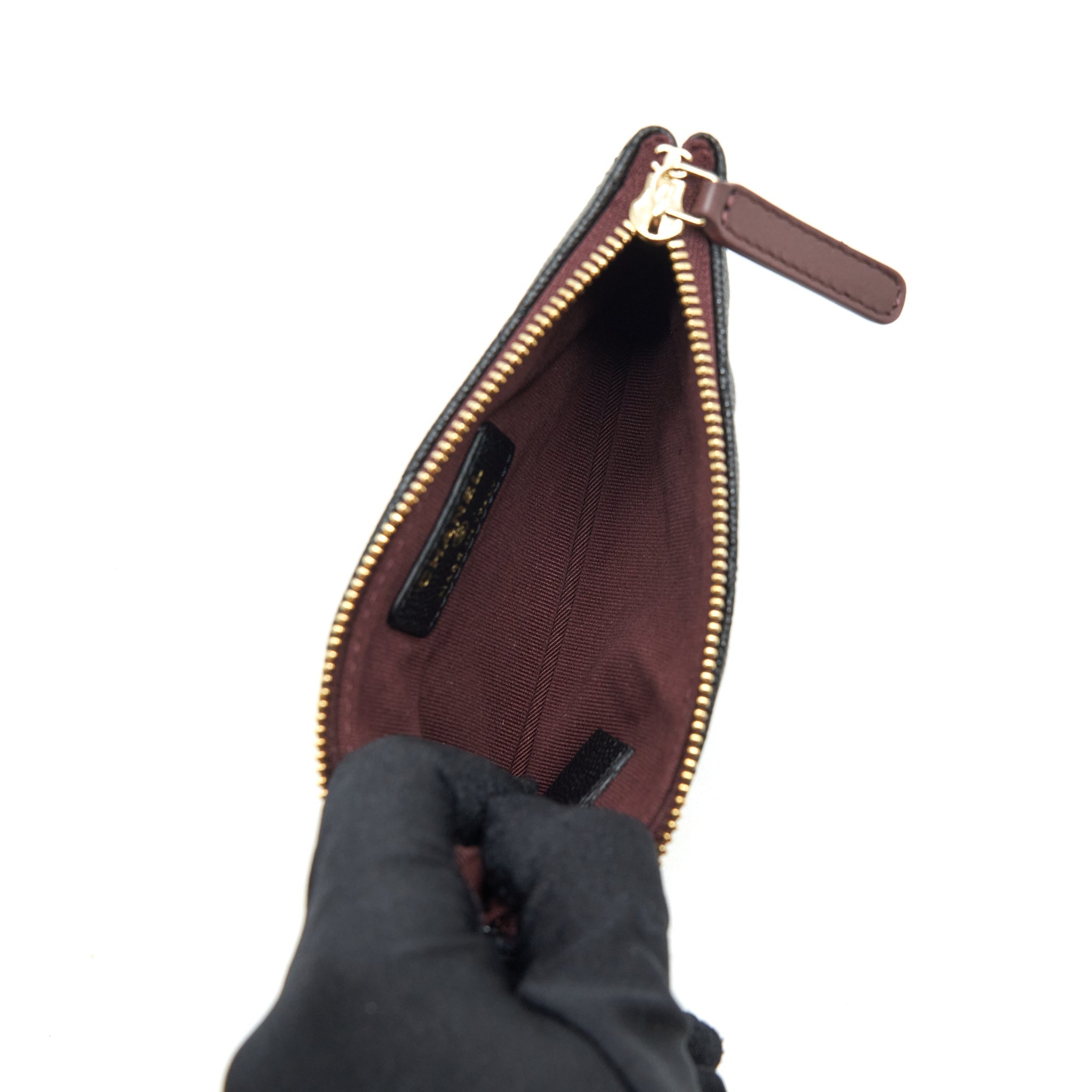 Chanel Mini Pouch Caviar Black LGHW