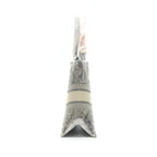 Dior Medium (Old Small) Book Tote Grey Toile De Jouy Reverse Embroidery With An Extra Twilly